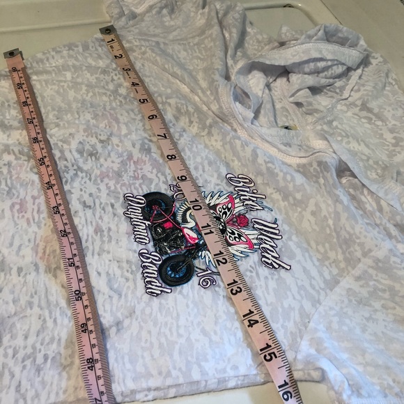 Daytona Bike Week 2016 Burnout Hoodie T Shirt - Picture 9 of 12